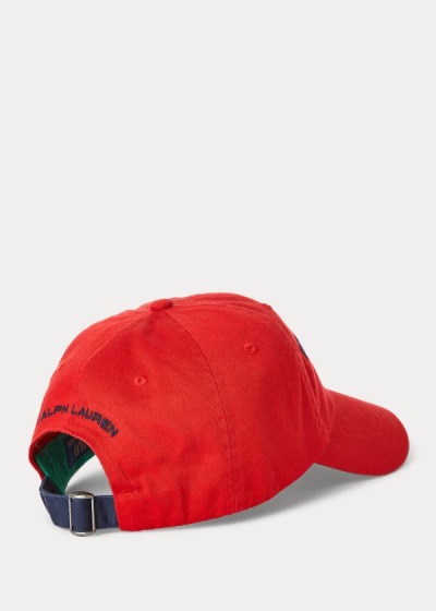 Men's Polo Ralph Lauren Flag Cotton Chino Caps | 149503LXA